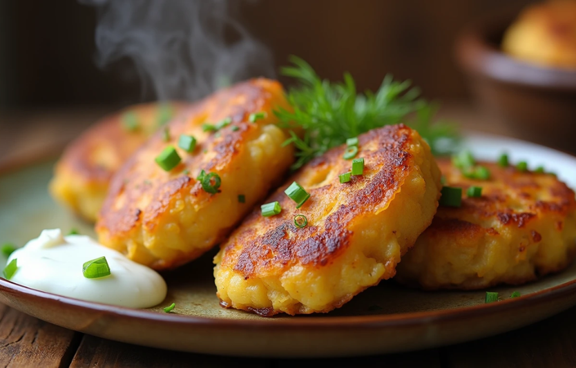 Картопляники з капустою традиційна українська страва