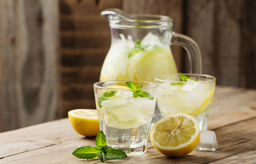 Домашній лимонад з м’ятою та імбиром