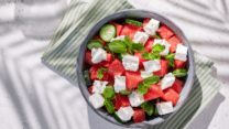 Літній салат з кавуном та фетою