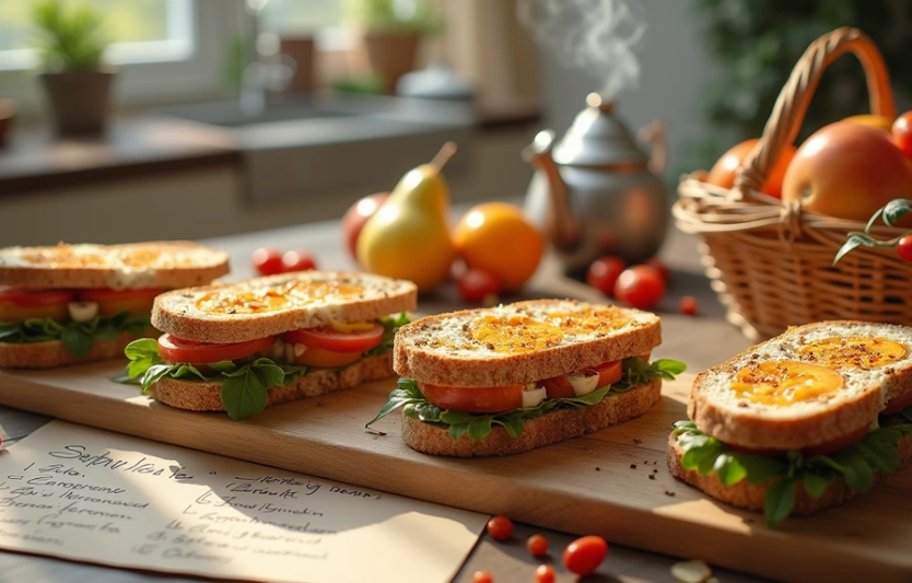 Меню на тиждень (09–13.09) 5 сендвічів із сезонних продуктів + список покупок