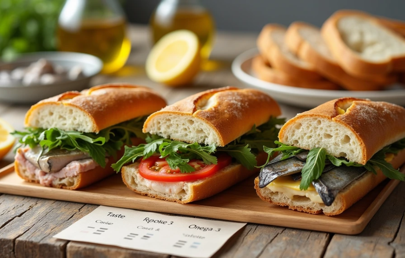 Тунець, сардини чи скумбрія Вибір консервованої риби для сендвічів смак, омега‑3 та безпека