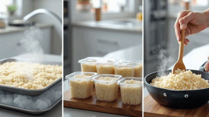 «Вчорашній рис» безпечне охолодження та розігрів