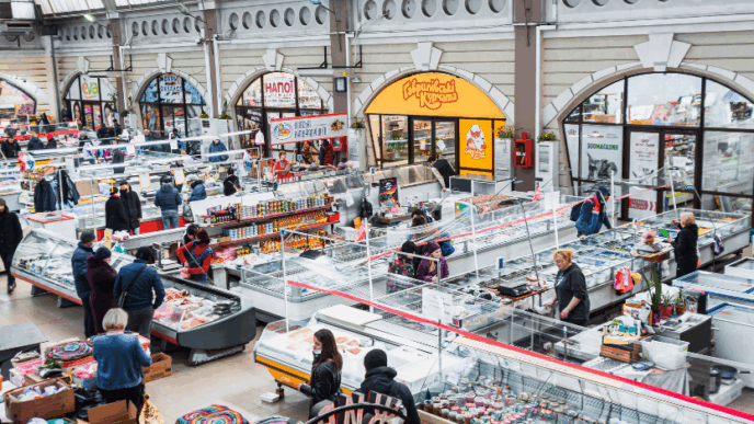 Одеса рибні ринки та де їсти чорноморське