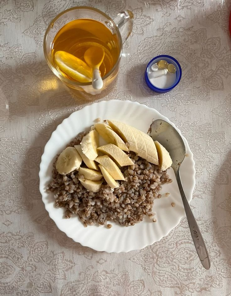 Гречка з бананом