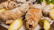 Крученики з грибами
