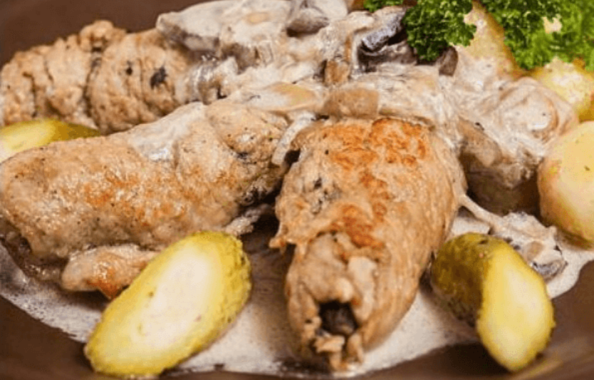 Крученики з грибами